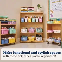 Really Good Stuff® Classroom Paper Baskets - 6 Pack - Bold Vibes