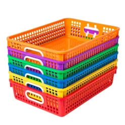 Really Good Stuff® Classroom Paper Baskets in 6 Colors