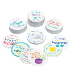 Really Good Stuff® Confidence Chips - 100 Empowering, Motivational, Positive Affirmations - Encourage Positive Feelings- Social-Emotional Learning - SEL for The Home and Classroom