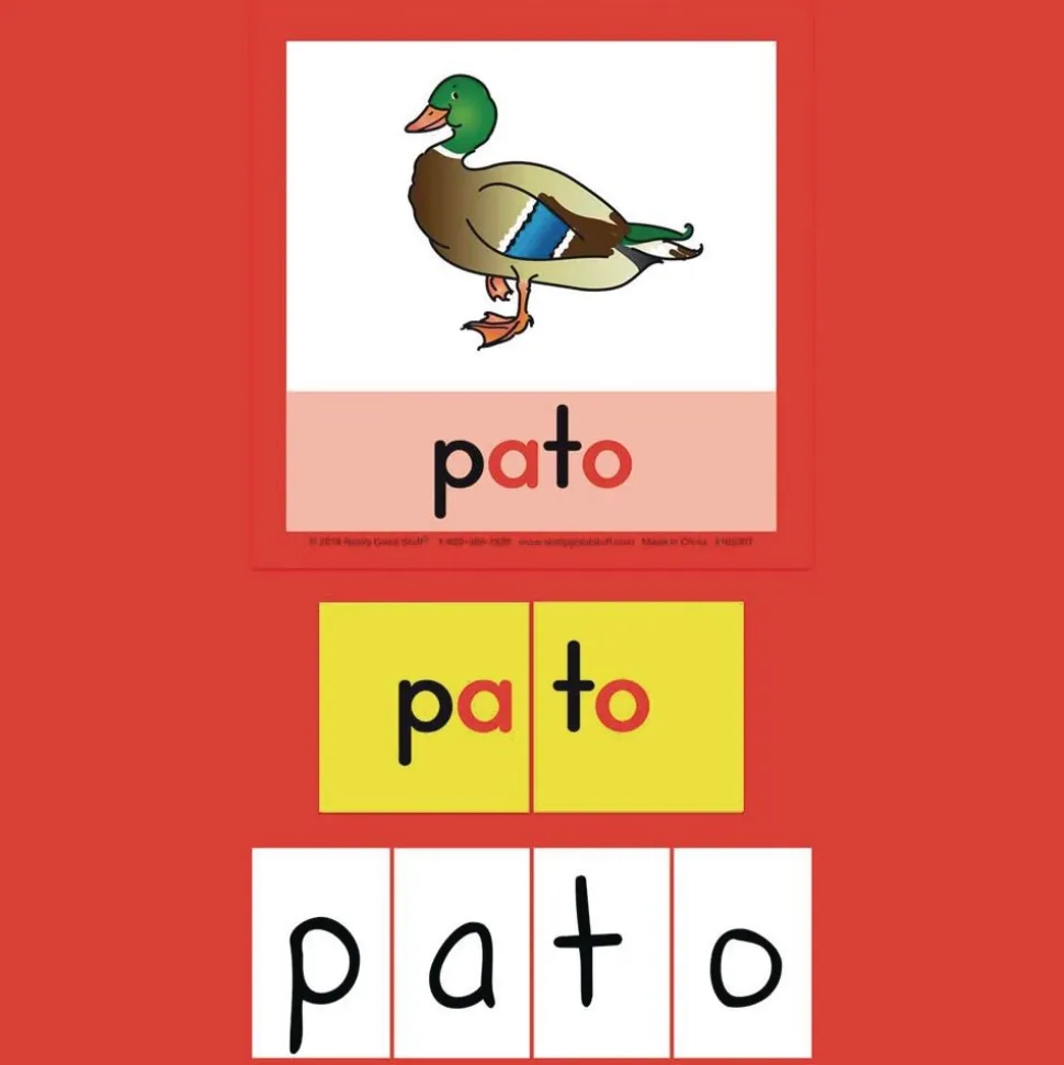 Really Good Stuff® Construccion de Palabras, Tapetes, Tarjetas y Letras
