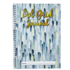 Really Good Stuff® Cool and Calm Dot Grid Spiral Journals - Set of 6