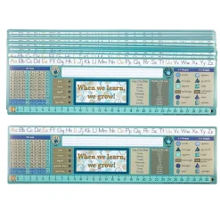 Really Good Stuff® Cool and Calm Self-Adhesive Vinyl Desktop Helpers™ - Set Of 24 - Primary