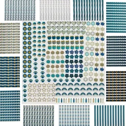 Really Good Stuff® Cool & Calm Borders & Accents Bulletin Board Classroom Pack - 432 Pieces