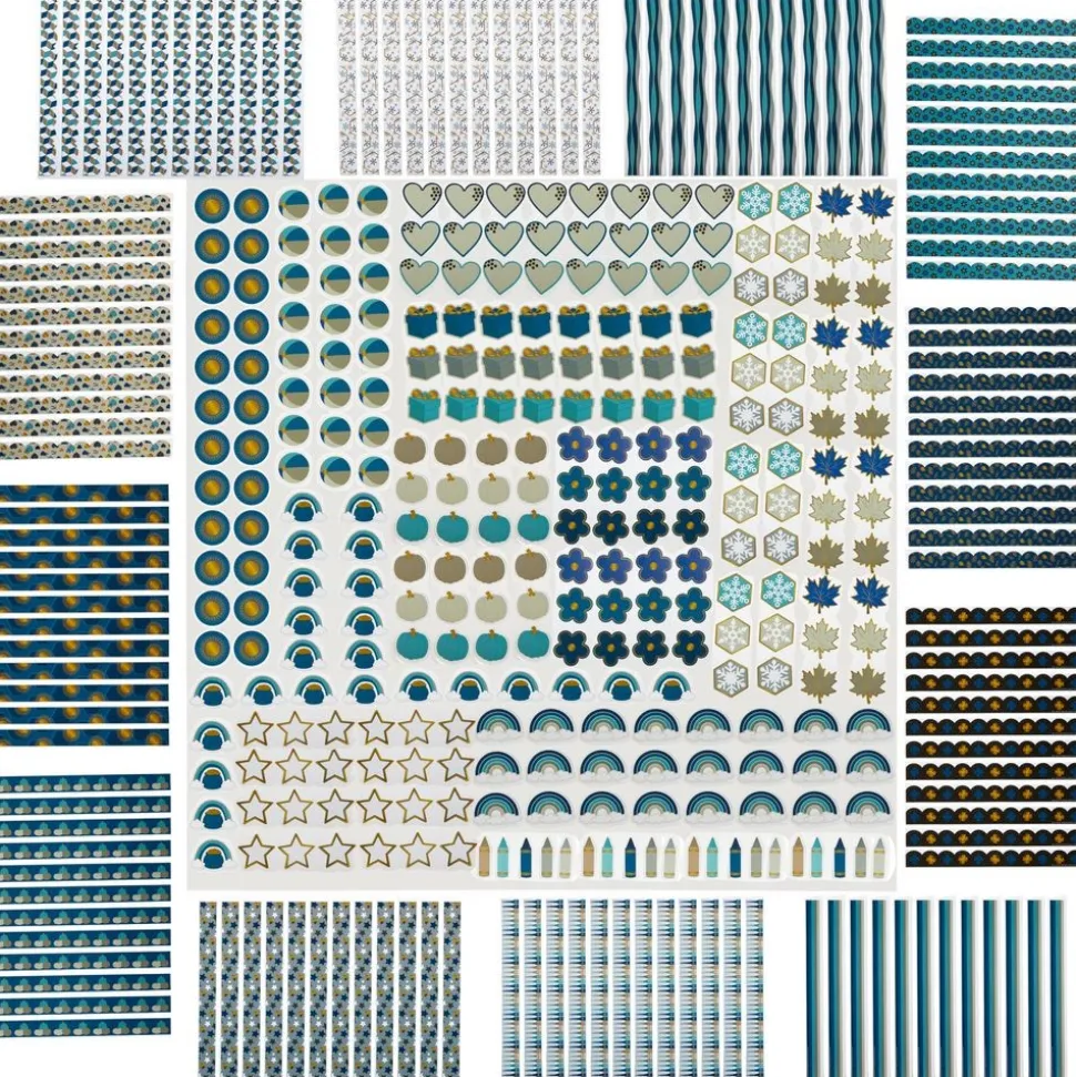 Really Good Stuff® Cool & Calm Borders & Accents Bulletin Board Classroom Pack - 432 Pieces
