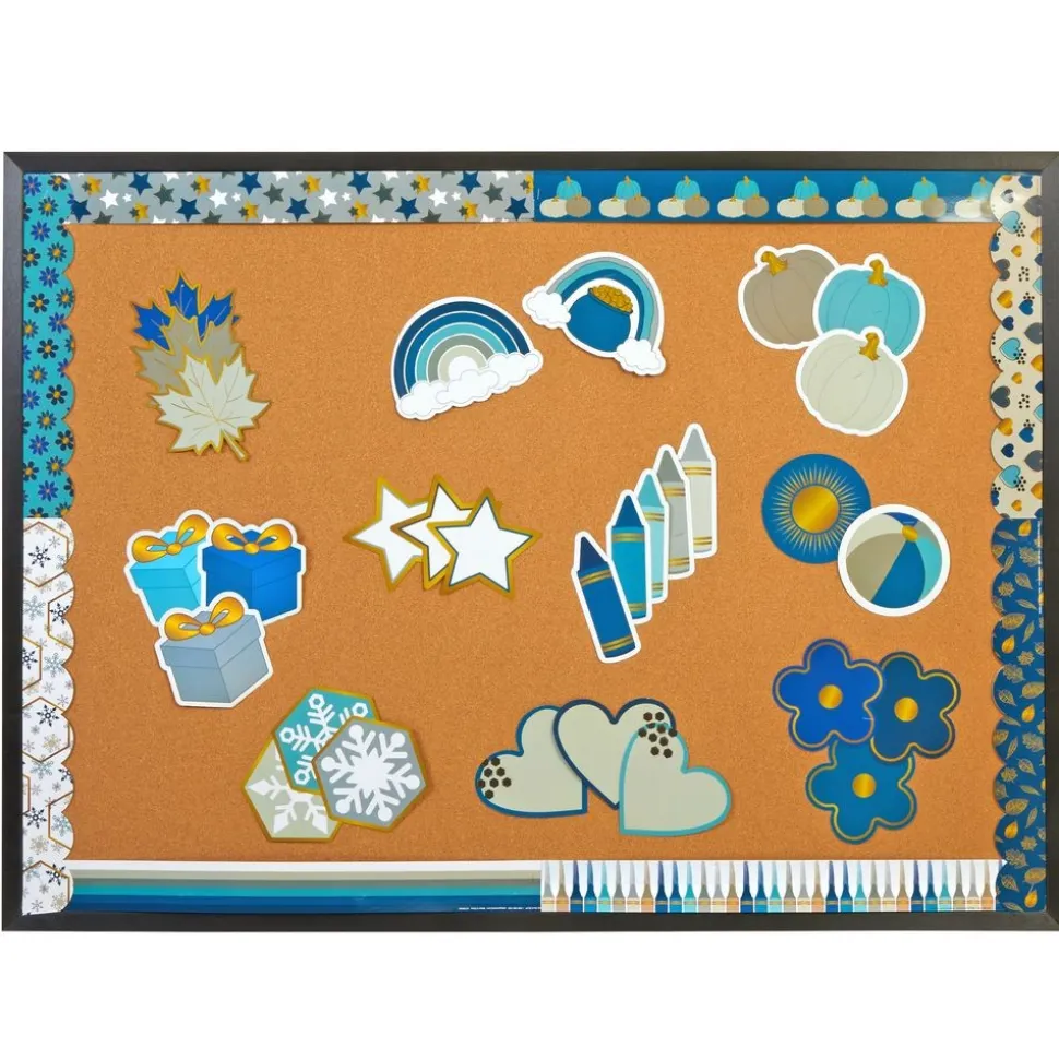 Really Good Stuff® Cool & Calm Borders & Accents Bulletin Board Classroom Pack - 432 Pieces