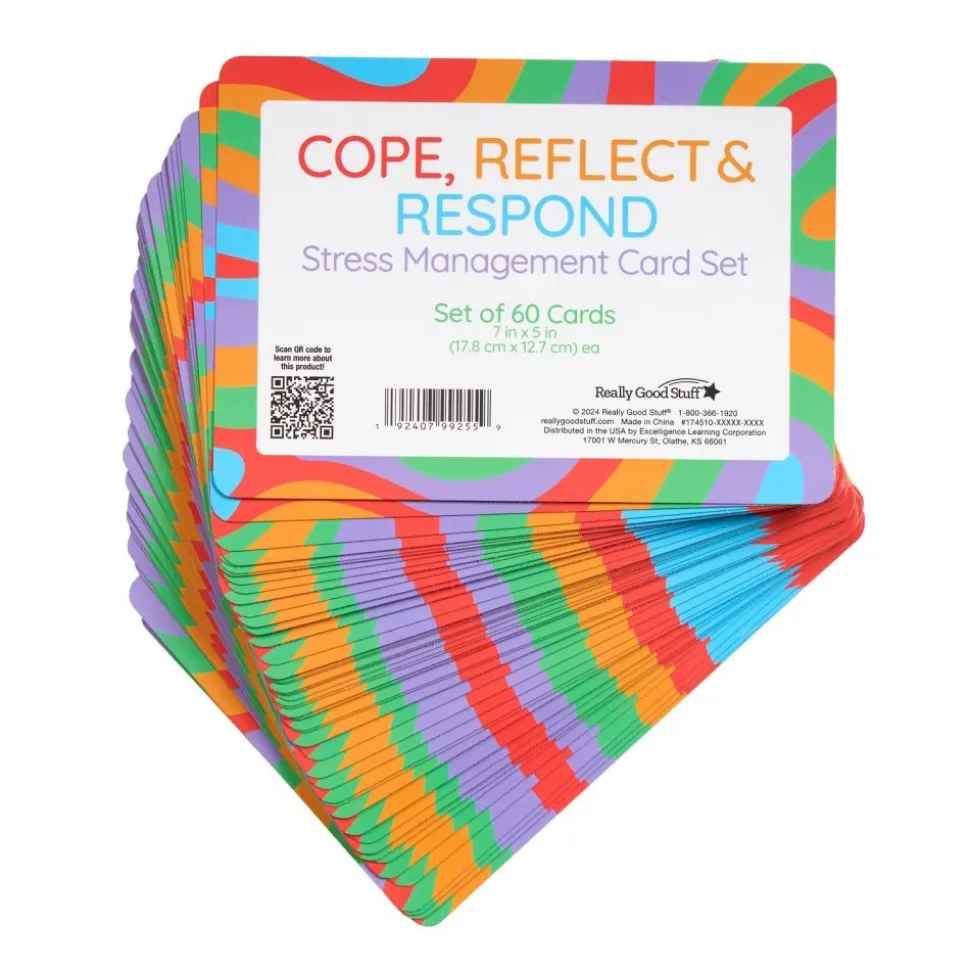 Really Good Stuff® Cope, Reflect, Respond Stress Management Cards