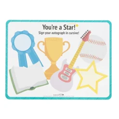 Really Good Stuff® Cursive Writing & Signature Class Pack - Set of 4