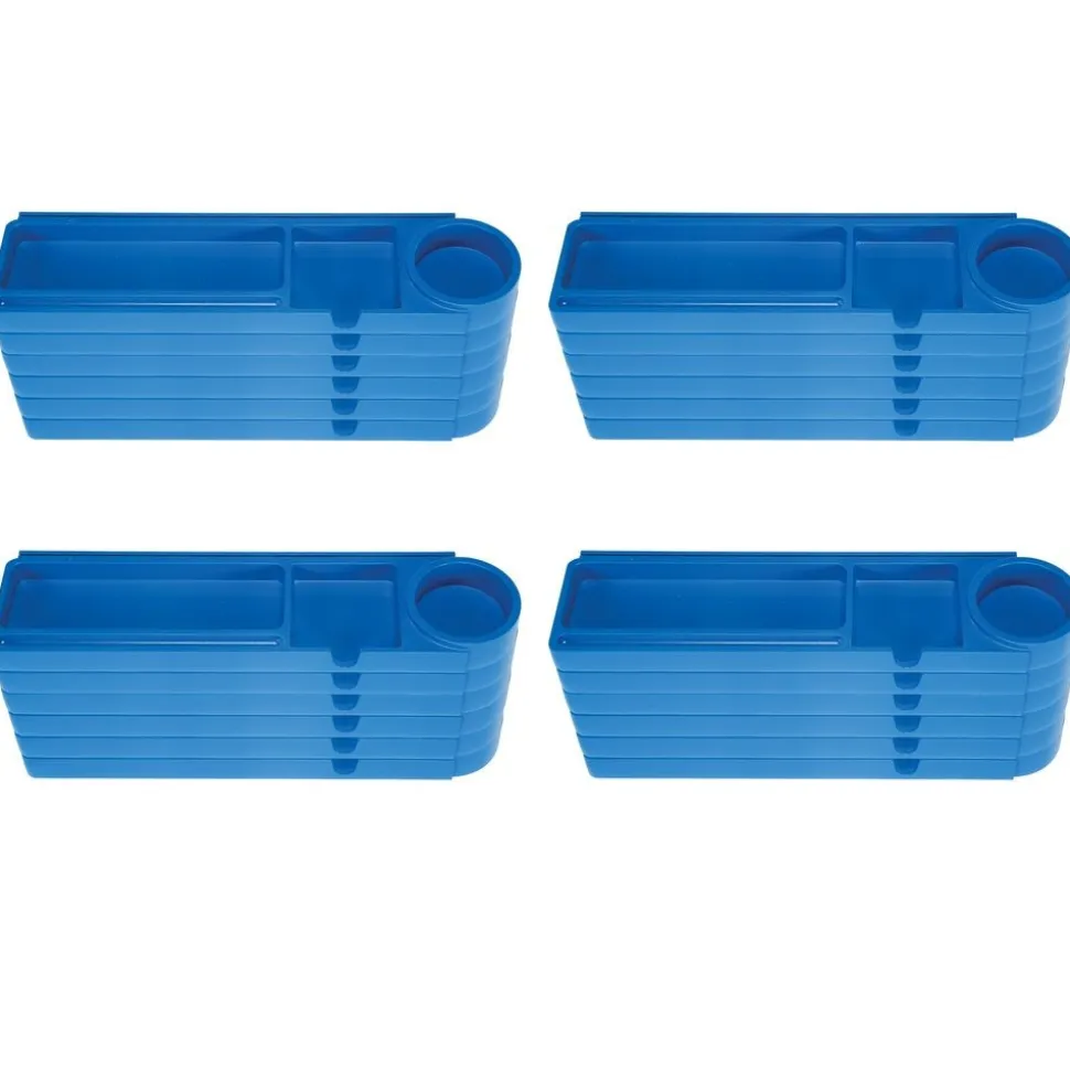 Really Good Stuff® Deluxe Desktop Prop and Park Tray with Adhesive Grip - Set of 24
