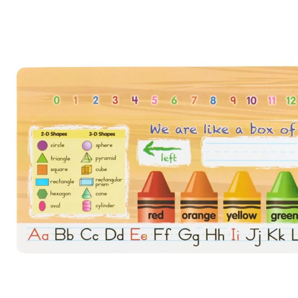 Really Good Stuff® Deluxe Slide-to-Learn Counting Crayon Desktop Helpers™- Set of 24