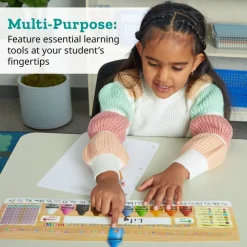 Really Good Stuff® Deluxe Slide-to-Learn Counting Crayon Desktop Helpers™- Set of 24