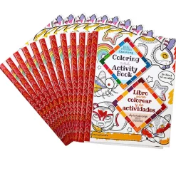 Really Good Stuff® Dual Language Social-Emotional Learning Coloring and Activity Book - Set of 12