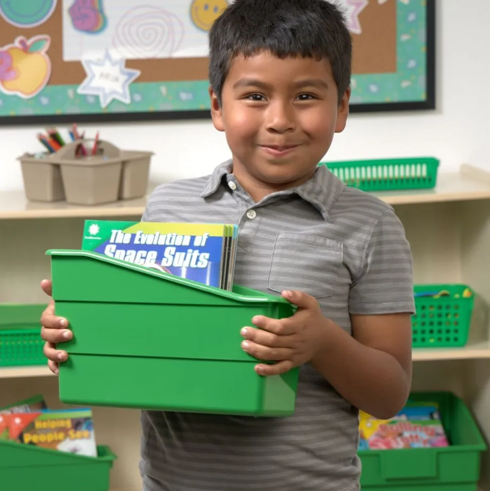 Really Good Stuff® Durable Book & Binder Holders - 6 Pack - Green