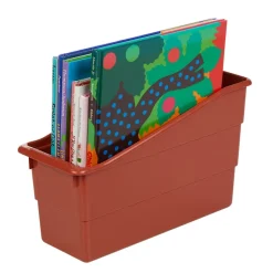 Really Good Stuff® Durable Book and Binder Holder- 6 Pack-Clay