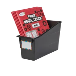 Really Good Stuff® Durable Book & Binder Holders - 6 Pack - Black