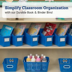 Really Good Stuff® Durable Book & Binder Holders - 6 Pack - Blue