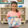 Really Good Stuff® Durable Book & Binder Holders - 6 Pack - Clear