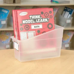 Really Good Stuff® Durable Book & Binder Holders - 6 Pack - Clear