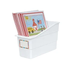 Really Good Stuff® Durable Book & Binder Holders - 6 Pack - White