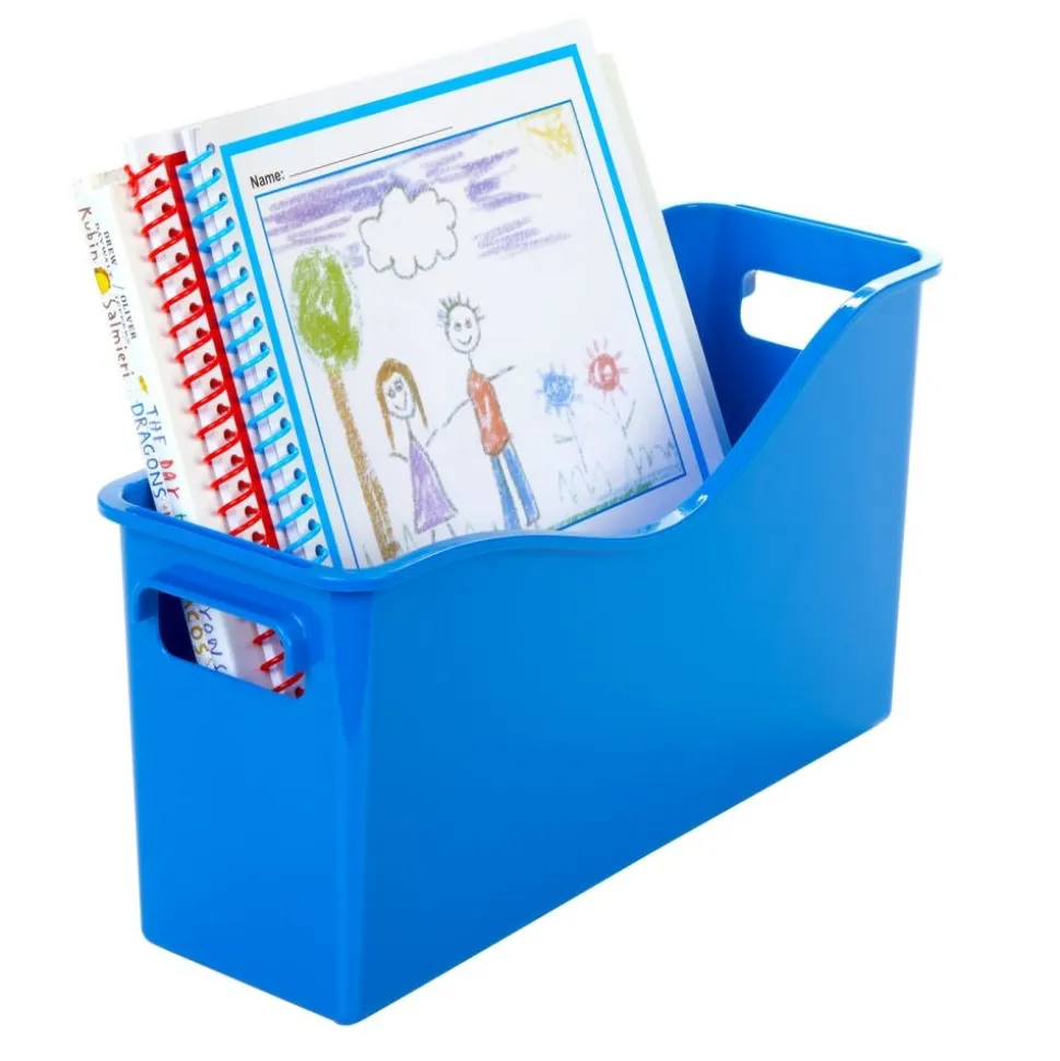 Really Good Stuff® Easy Carry Book and Binder Holder - Set of 6 - Blue
