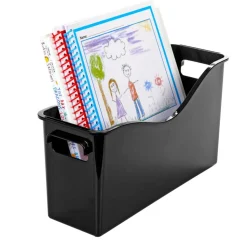 Really Good Stuff® Easy Carry Book and Binder Holder - Set of 6 - Black