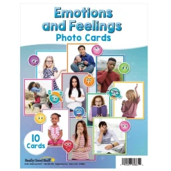 Really Good Stuff® Emotions and Feelings Photo Cards - Set of 10