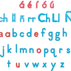 Really Good Stuff® EZread™ Spanish Color-Coded Plastic Magnetic Letters - 92 letters