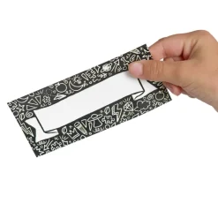 Really Good Stuff® EZ Stick™ Chalkboard-Style Nameplates - Set of 24
