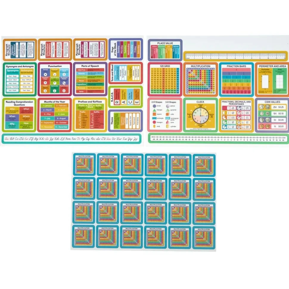 Really Good Stuff® EZ Stick Cross-Curricular Vinyl Decals - Intermediate