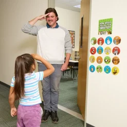 Really Good Stuff® EZ Stick™ How Would You Like To Be Greeted? Labels