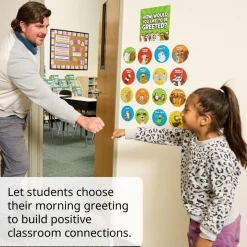 Really Good Stuff® EZ Stick™ How Would You Like To Be Greeted? Labels