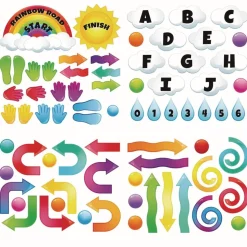 Really Good Stuff® EZ Stick Sensory Path Rainbow