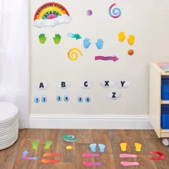 Really Good Stuff® EZ Stick Sensory Path Rainbow