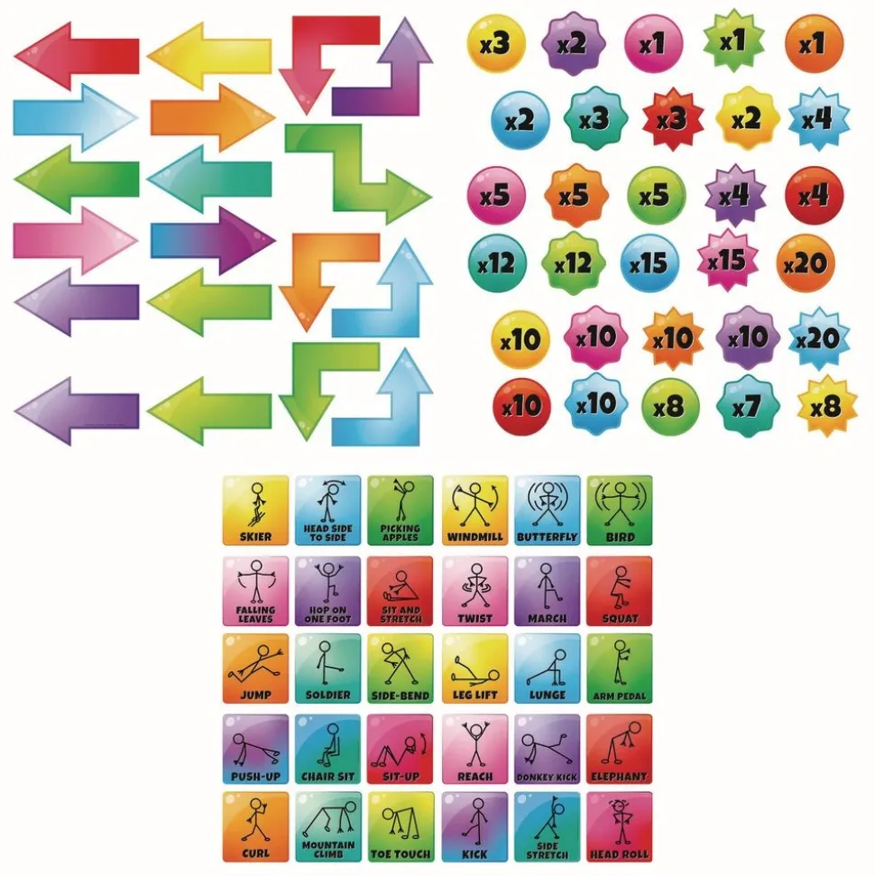 Really Good Stuff® EZ Stick Sensory Path Get Moving