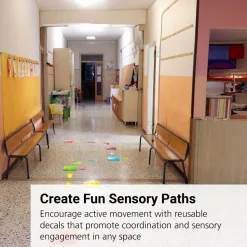 Really Good Stuff® EZ Stick Sensory Path Get Moving