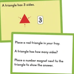 Really Good Stuff® Flat And Solid Shapes Task Cards - 24 Cards