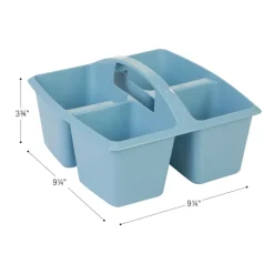 Really Good Stuff® Four Equal Compartment Caddies - BOHO, 6 Pack