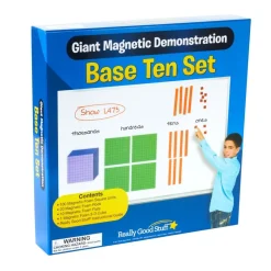 Really Good Stuff® Giant Magnetic Demonstration Base Ten Set