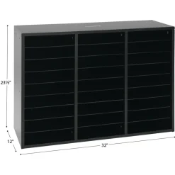 Really Good Stuff® Green 27-Slot Mail Center With Green Trays