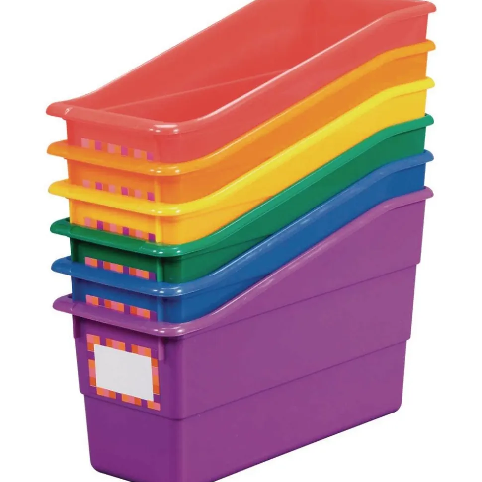 Really Good Stuff® Group Colors For 6 - Durable, Colorful Book Bins