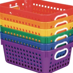 Really Good Stuff® Group Colors For 6 - Book Baskets, Medium Rectangle