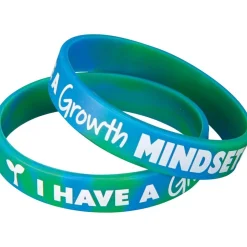 Really Good Stuff® Growth Mindset Silicone Bracelets - Set of 24