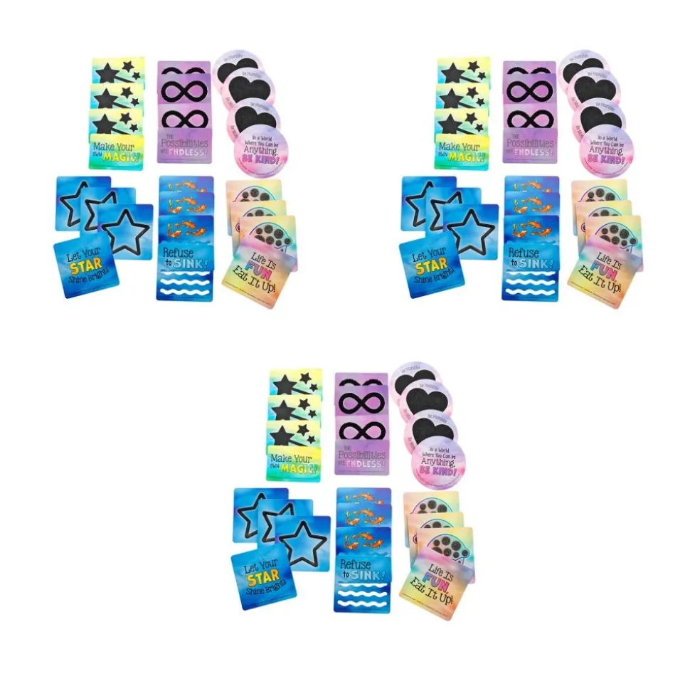 Really Good Stuff® Inspirational Sensory Cards - Set of 72