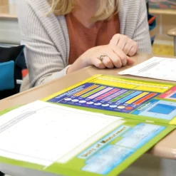 Really Good Stuff® Intermediate Math Resource 4-Pocket Folders - Set of 12