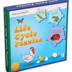 Really Good Stuff® Life Cycle Puzzles