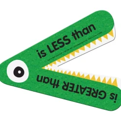 Really Good Stuff® Magnetic Greater Than or Less Than Demonstration Manipulative - 1 Gator