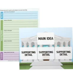 Really Good Stuff® Main Idea & Supporting Details - Sort & Write Card Set - Level 1