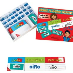 Really Good Stuff® Make-A-Word Center™: Spanish High-Frequency Words - 80 cards, 148 letters