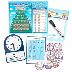 Really Good Stuff® Math Skills: Grade K-2 - Time & Money