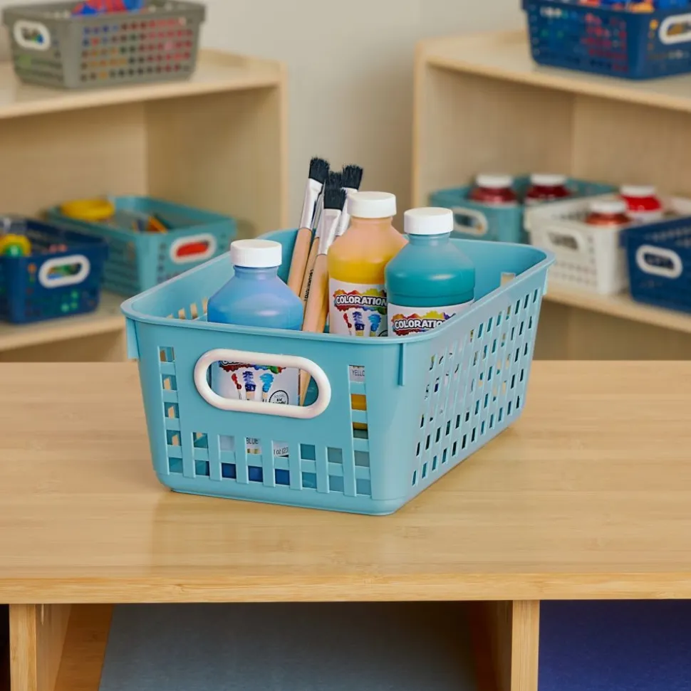 Really Good Stuff® Medium Baskets - Set of 6 -Water