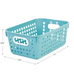 Really Good Stuff® Medium Baskets - Set of 6 -Water